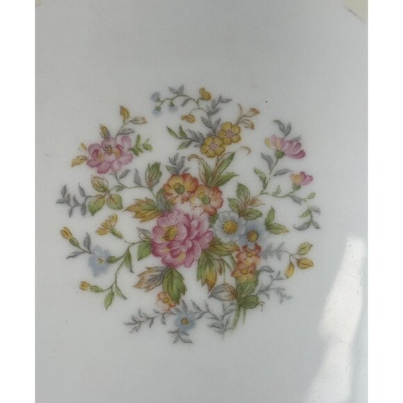 Noritake Claire Pattern China Plates Floral 657 Japan Vintage Set Of 5 - Picture 5 of 5